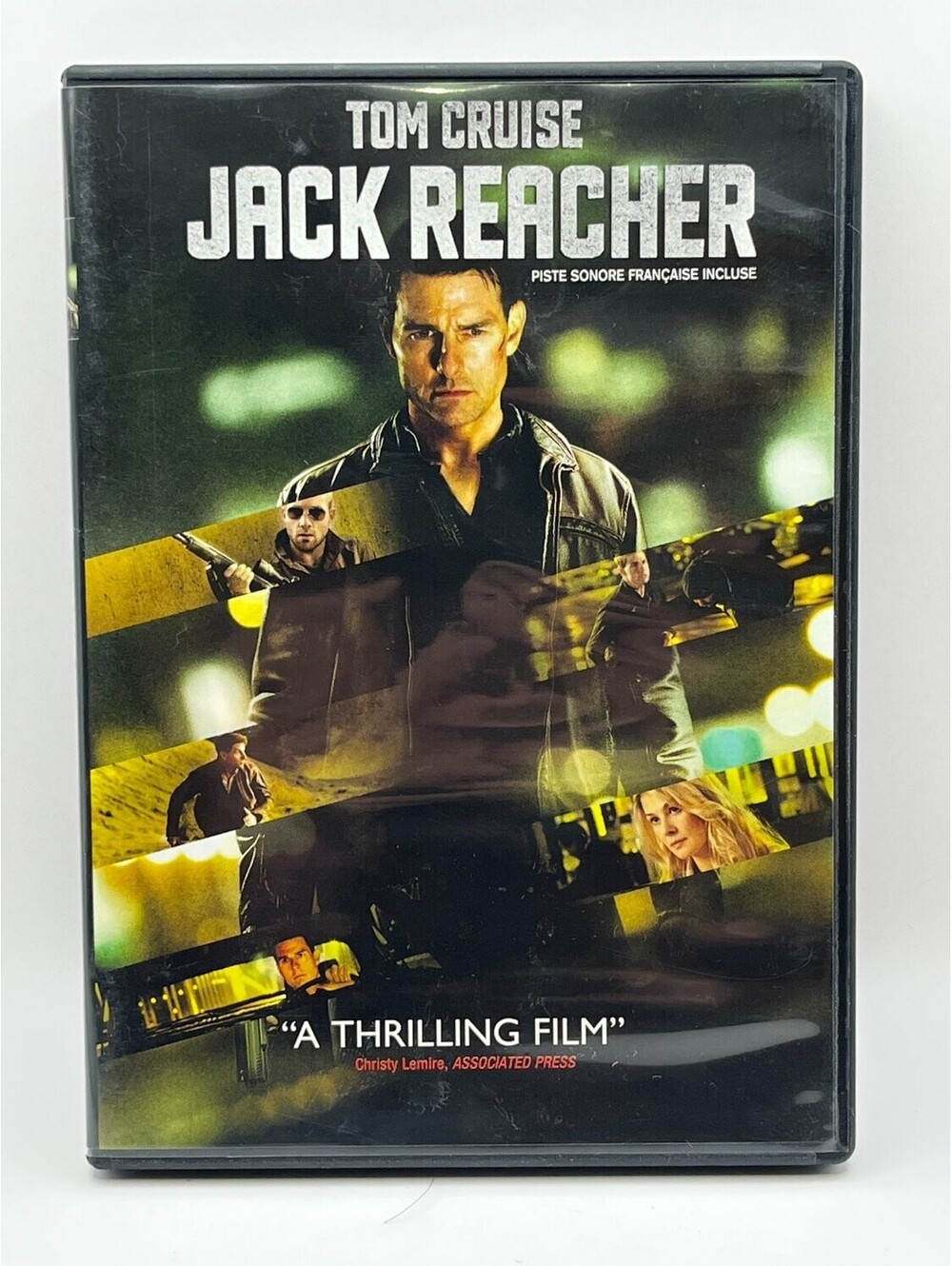 Jack Reacher DVD Widescreen Tom Cruise Action Region 1 Christopher McQuarrie